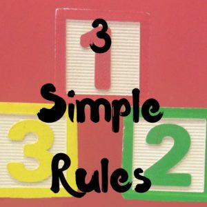 3 simple safety rules