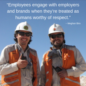 employees engage when treated with respect