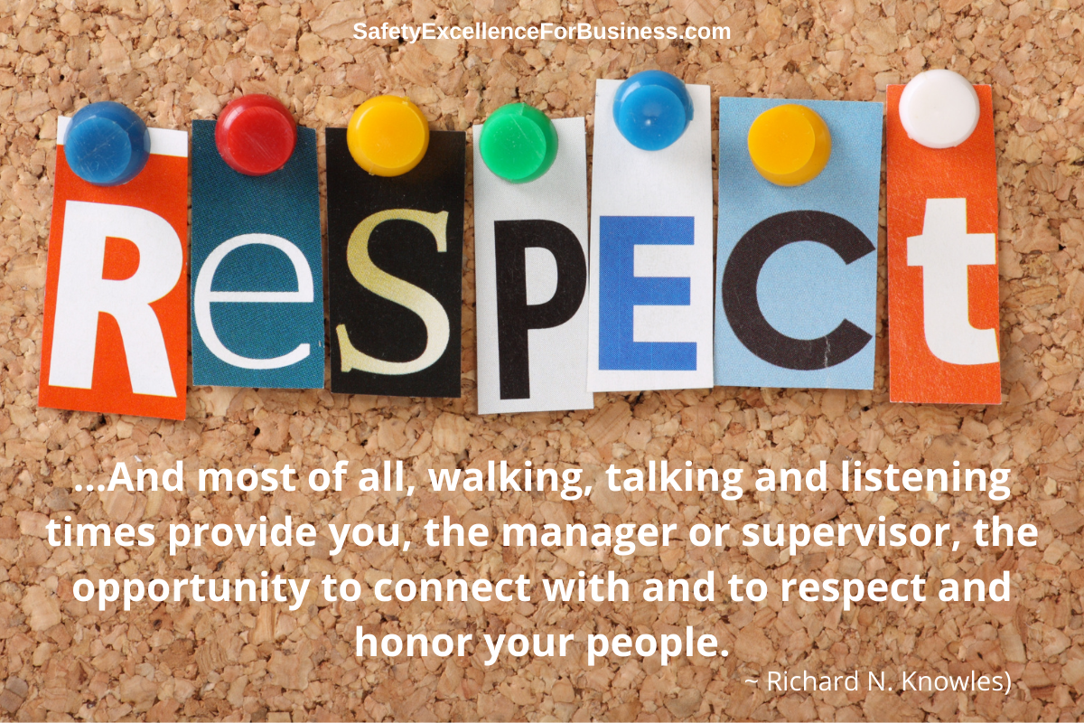 respect and honor others in the workplace