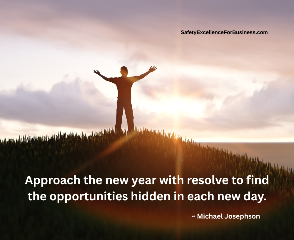 approach the new year for safety and partnership